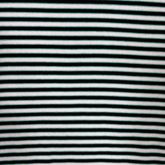 Levis Top Womens Large Green Black Striped Turtleneck Crop Shirt Everyday‎ Soft - Picture 4 of 12